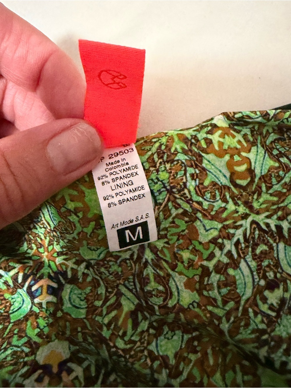Maagi Reversible Floral Bikini Bottoms in Black, Pink & Orange Women’s M - Picture 4 of 4